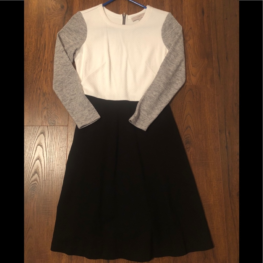 New loft color block dress Sz 2T